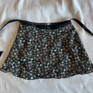 Lovely floral wrap ballet skirt